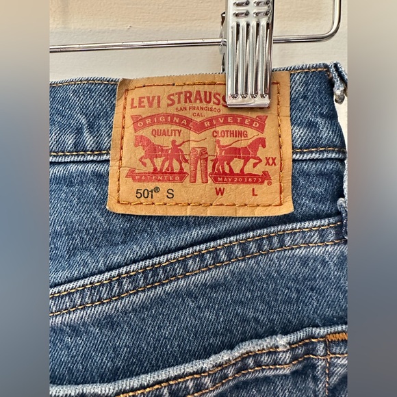 Levi's 501 S Skinny Jeans Indigo Sky - Dark Wash - Picture 8 of 17